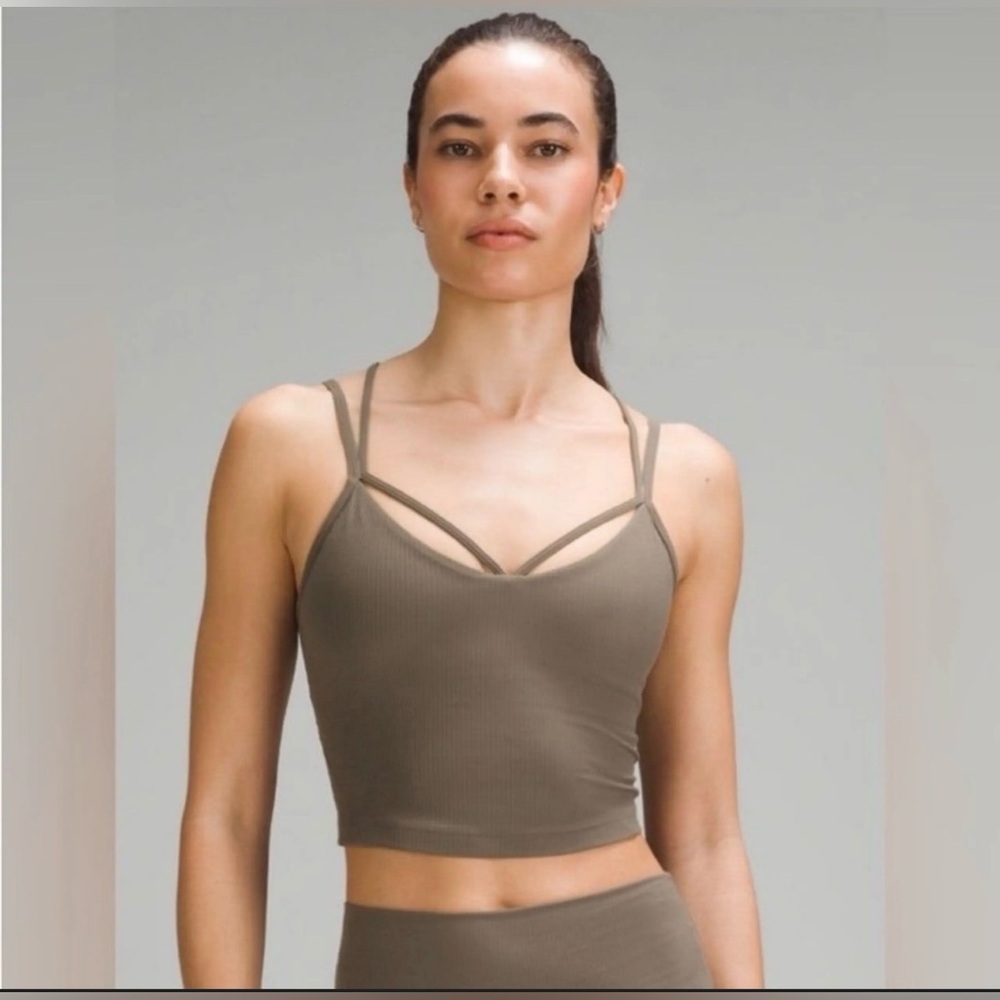 lululemon athletica Gray Tank Top